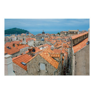 Pôster Centro da cidade de Dubrovnik