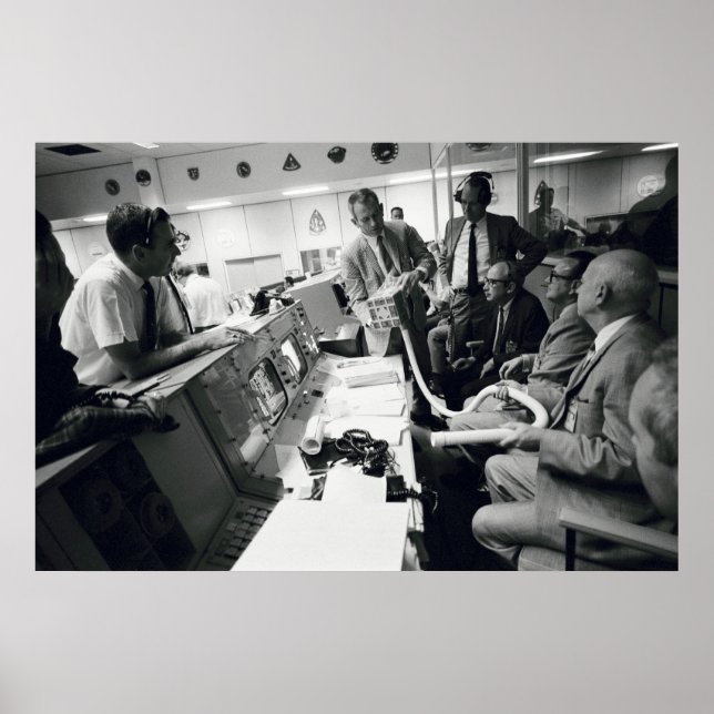 Poster Centro de Controle de Missão Apollo 13 (Frente)