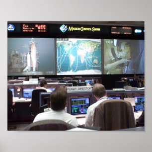 Poster Centro de Controlo de Missão (STS-102)