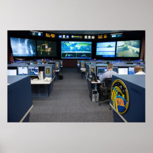 Poster Centro de Controlo de Missão (STS-119)