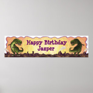 Pôster Centro do Partido Tyrannosaurus