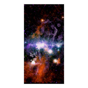 Pôster Centro Galáctico da Via Láctea em Raios-X Hubble