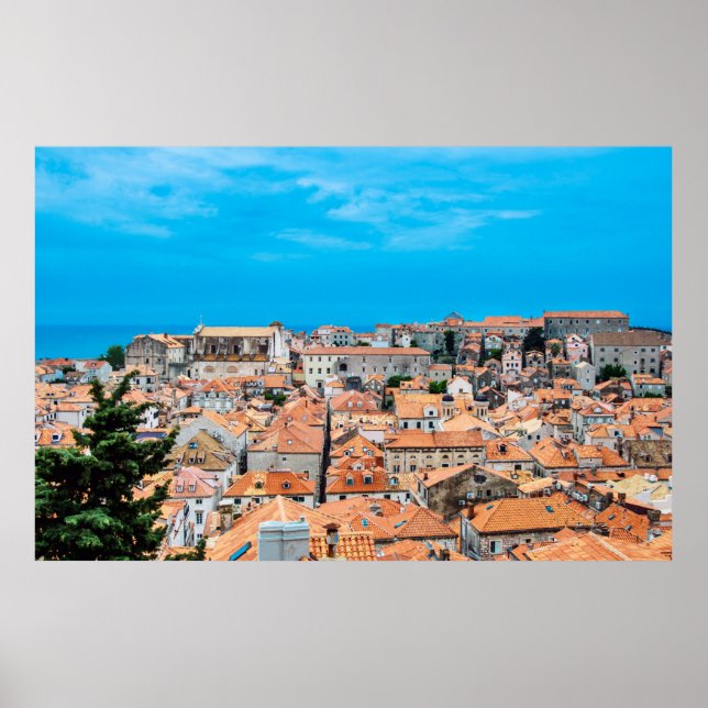 Poster Centro histórico Dubrovnik (Frente)