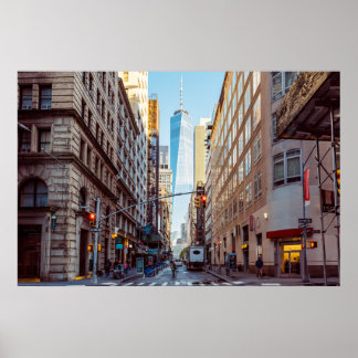 Poster Centro New York View do World Trade Center