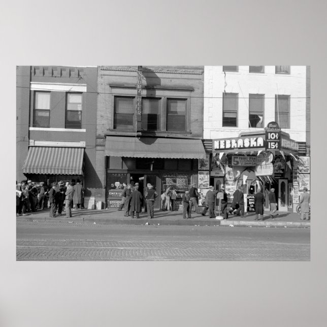 Pôster Centro Omaha Hobo: 1938 (Frente)