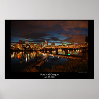 Pôster Centro Portland, Oregon