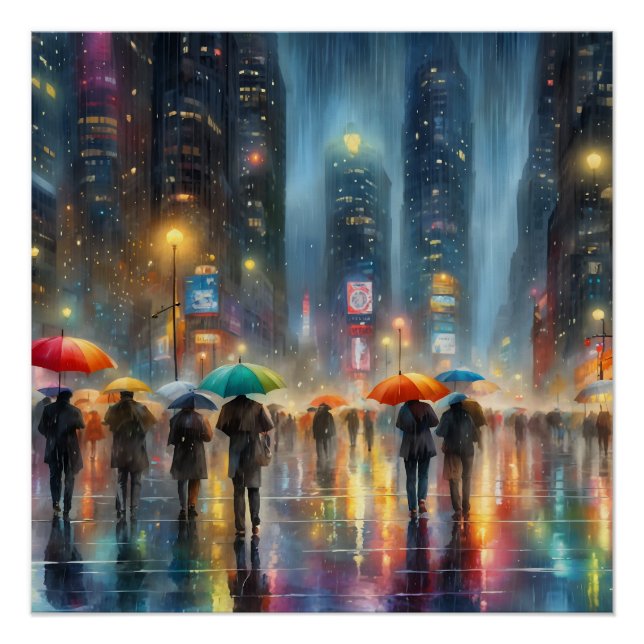 Pôster Centro precipitado (Frente)