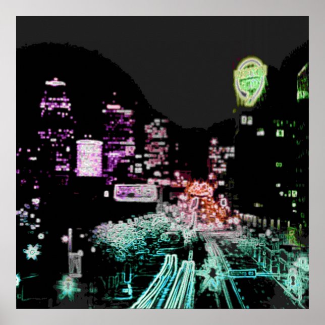 Pôster Centro Psicedélico Kansas City (Frente)