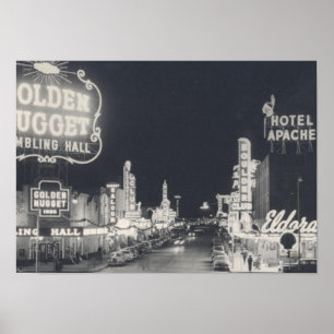 Pôster Centro Vintage Las Vegas