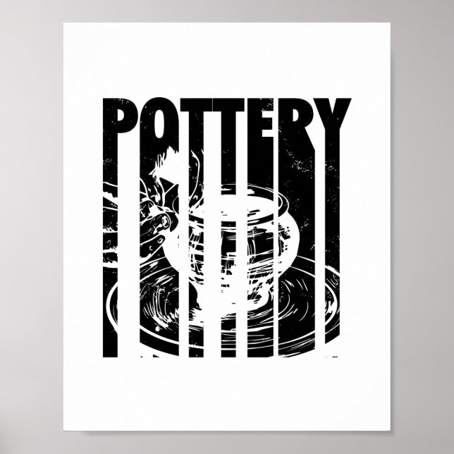 Poster Cerâmica de potência | Ceramistas de Potter Ideias (Frente)