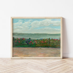 Poster Cerca de rosa no lago Starnberg   Wilhelm Trübner