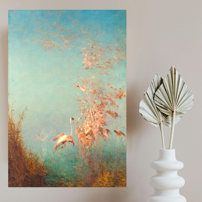 Pôster Cercado de Flamingos Rosa, Étang De Vaccarès (Criador carregado)