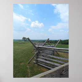 Poster Cercas de Gettysburg