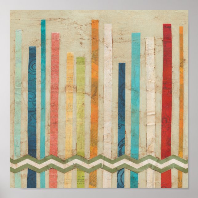 Pôster Cercas de papel IV para cima (Frente)