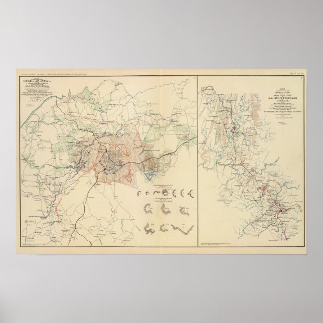 Poster Cerco de Atlanta (Frente)