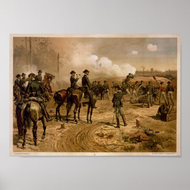 Pôster Cerco de Atlanta (Frente)