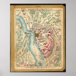 Poster Cerco de Port Hudson