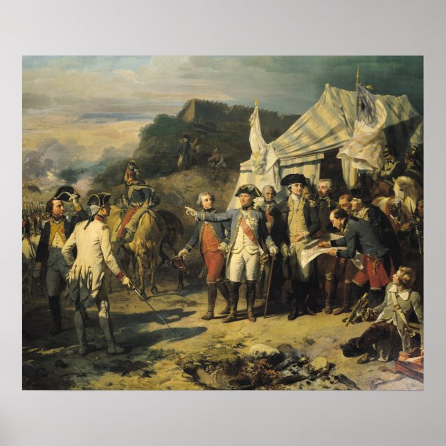 Pôster Cerco de Yorktown, 17 de outubro de 1781, 1836 (Frente)