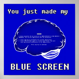 Poster Cérebro BSOD
