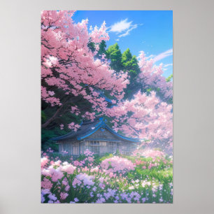 Poster Cereja Blossom Cottage