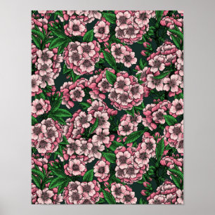 Poster Cereja floresce 2