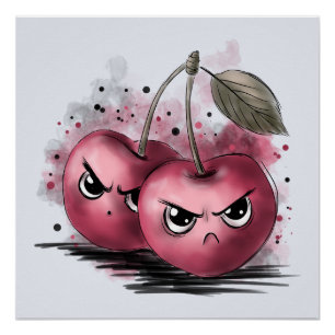 Pôster Cerejas Grumpy