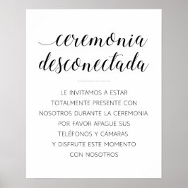 Pôster Ceremonia Descontada