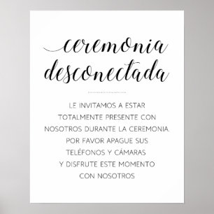 Pôster Ceremonia Descontada