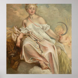 Poster Ceres (Verão) - Antoine Watteau Fine Art