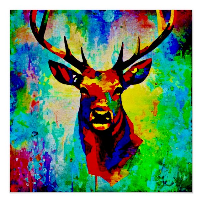 Pôster Cerf majestueux - Proud Stag (Frente)