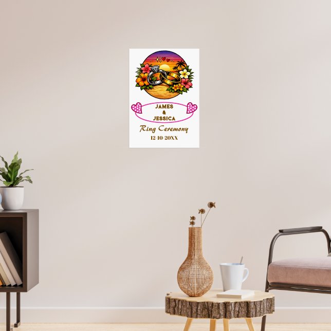 Poster Cerimônia de entrega do anel (Sala de Estar 3)