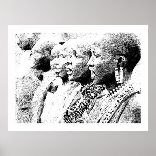 Poster Cerimônia Tribal feminina