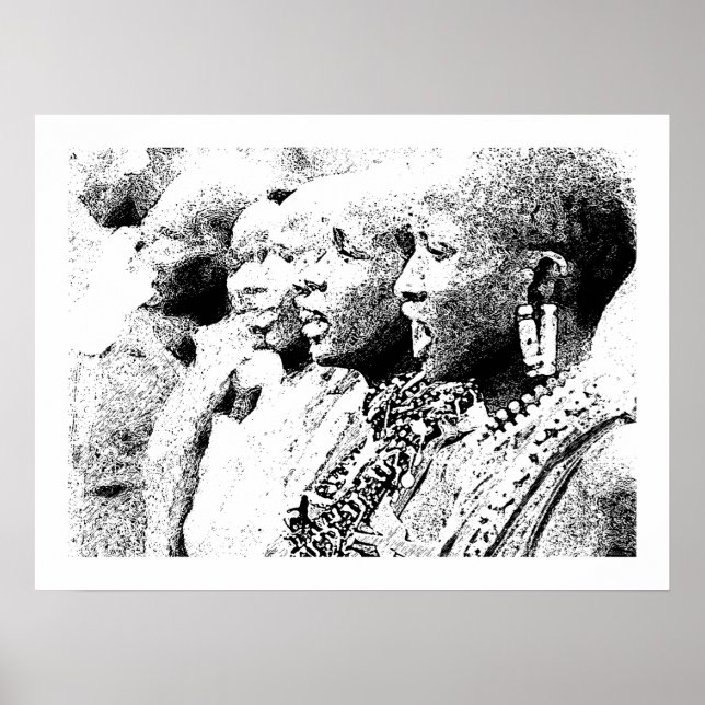 Poster Cerimônia Tribal feminina (Frente)