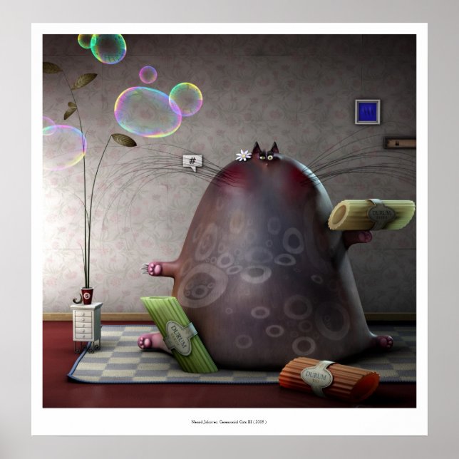 Pôster cerimonial II (gato n. º 4) (Frente)