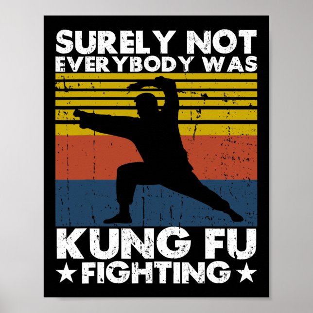 Poster Certamente Nem Todos Estavam Lutando Kung Fu Lutad (Frente)