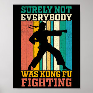 Poster Certamente Nem Todos Estavam Lutando Kung Fu Vinta