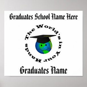 Poster Certificado customizável da graduação