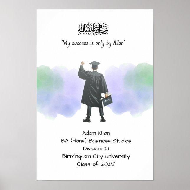 Poster Certificado de Graduação (Frente)