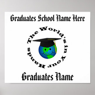Poster Certificado de graduação personalizável
