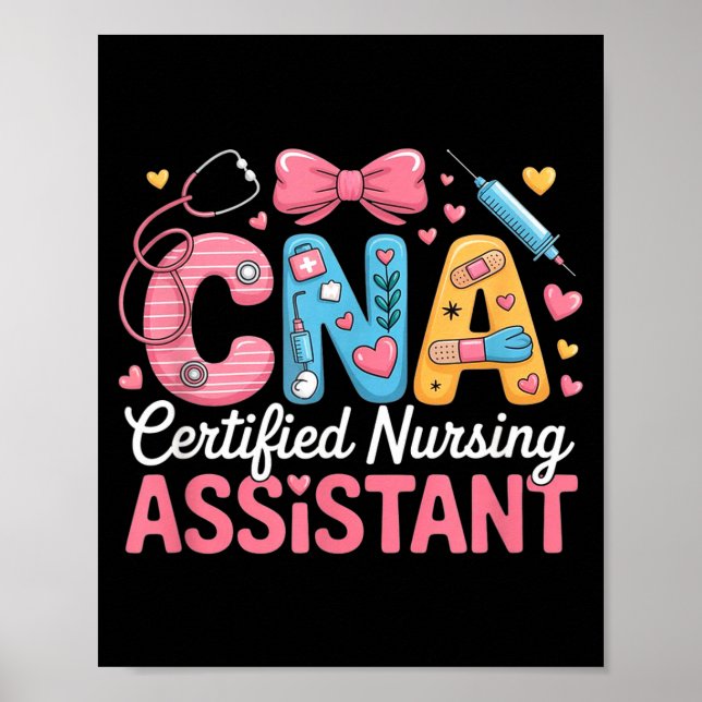 Poster Certified Nursing Istant Nurse Aide Nurse Istant C (Frente)