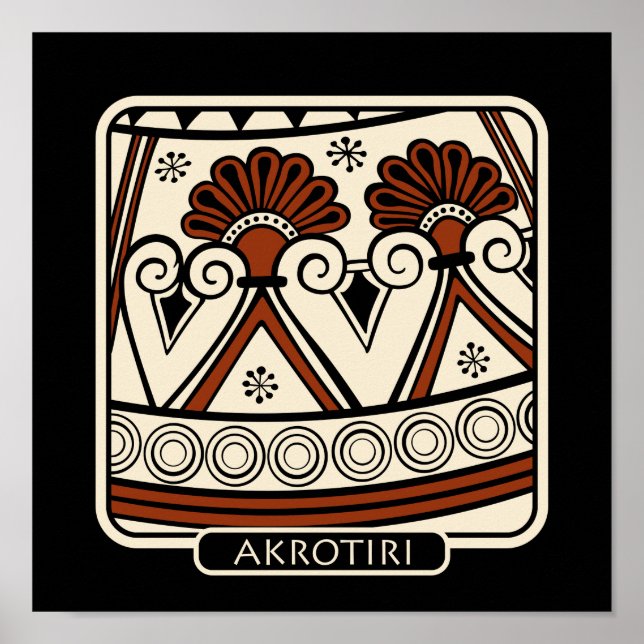 Poster Cerveja de Akrotiri (Frente)