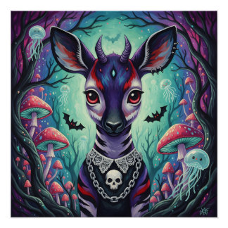 Pôster Cerveja Encantada Pelo Crânio