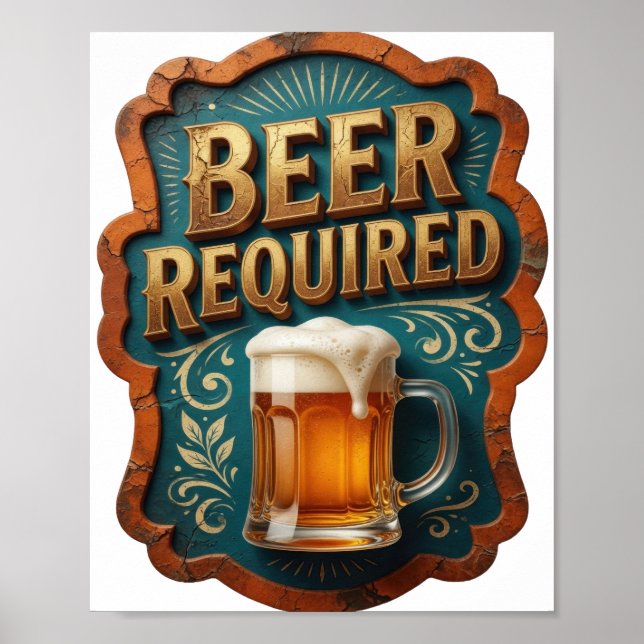 POSTER CERVEJA ESPERTA NECESSÁRIA (Frente)