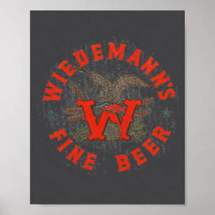 Poster Cerveja Fina Vintage Wiedemanns Wiedemann Brewing