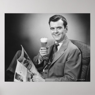 Poster Cerveja Fria De Gelo