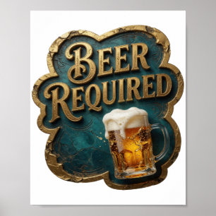 POSTER CERVEJA MODERNA NECESSÁRIA