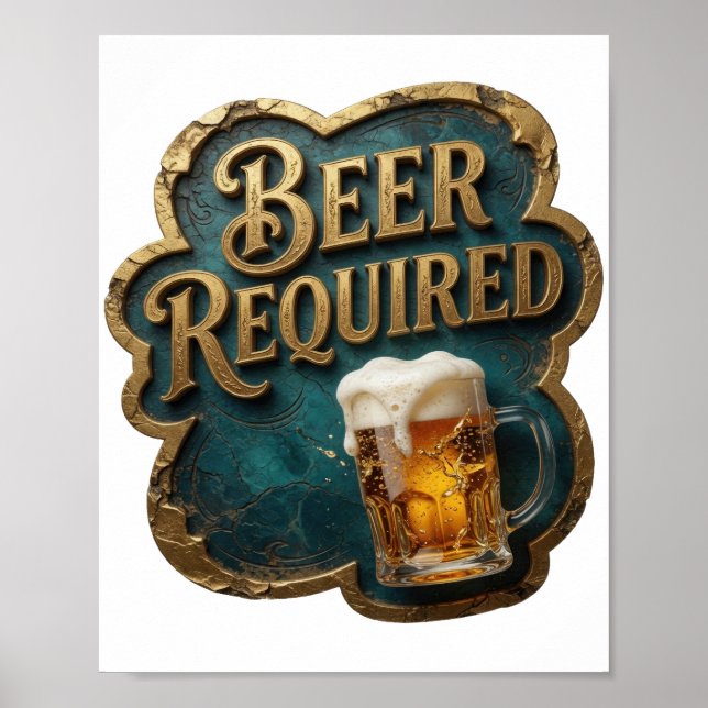 POSTER CERVEJA MODERNA NECESSÁRIA (Frente)