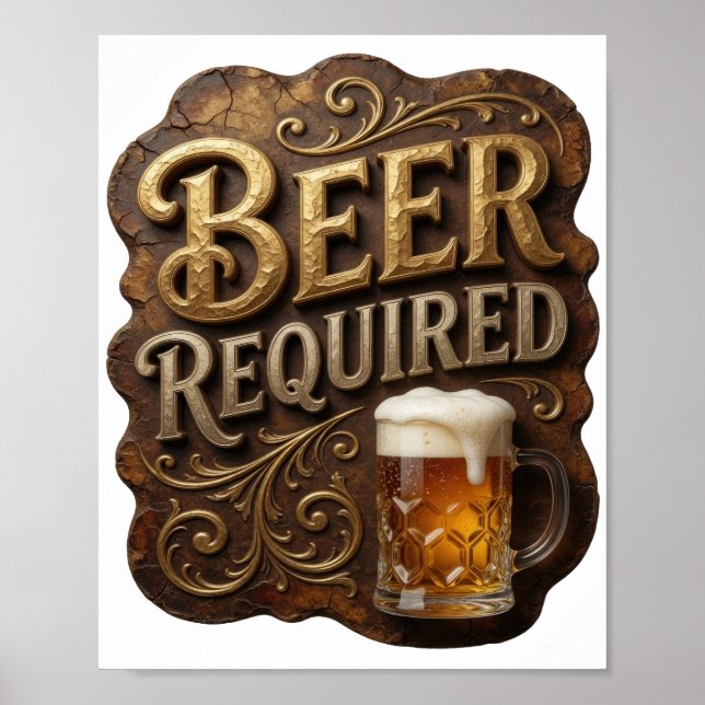 POSTER CERVEJA OUSADA NECESSÁRIA (Frente)