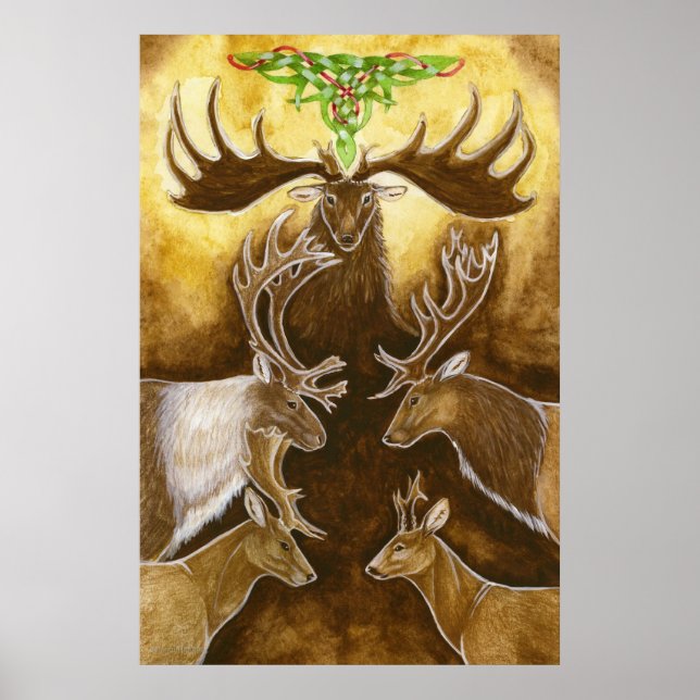 Pôster Cervidae (Frente)