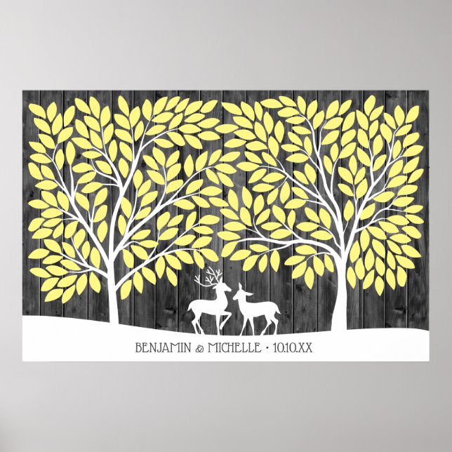 Poster Cervo - 250 Livro de Visitas Alternativo com Assin (Frente)